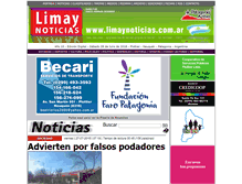 Tablet Screenshot of limaynoticias.com.ar